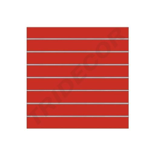 [045354] Panel de lama Roja 120X100cm. 7 Guías 