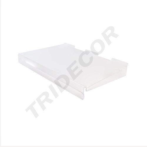 [007021] Vassoio in acrilico per pannello a doghe 40x40 cm