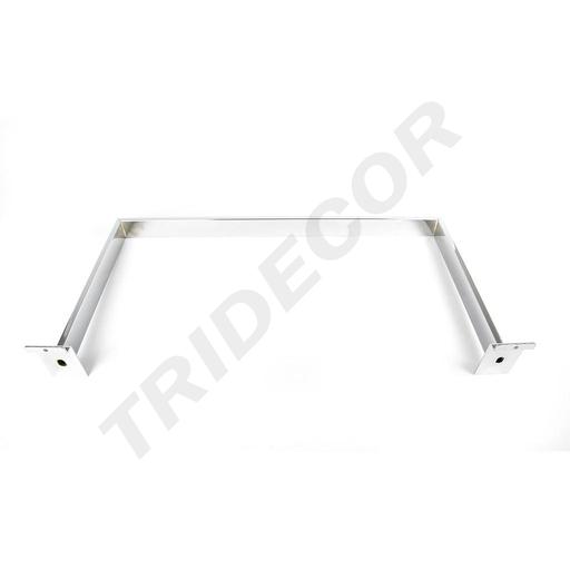 [002369] “U”形电镀扁管槽板架barra rectangular U para panel de lama 60X30cm 20/caja