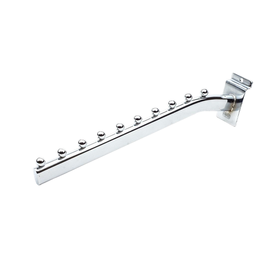 [002000] 椭圆10珠电镀板钩35cm colgador Inclinado para lama 10 Bolas