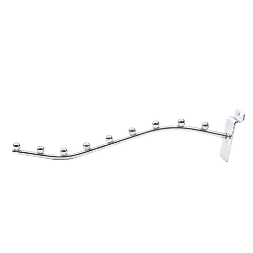 [001178] Percha curva con 9 bolas para listón 35 cm 10 mm