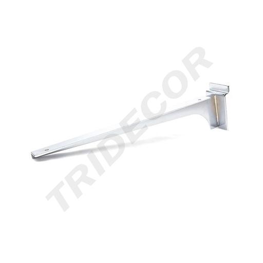 [002139] 电镀上板三角左右玻璃托 35cm Soporte Simple Izda y Dcha de Estante para lama 