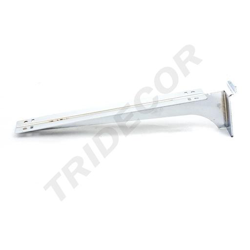 [002299] 卡槽板电镀双玻璃支架soporte de estanteria de doble lado para panel de lamas 35cm 50/caja