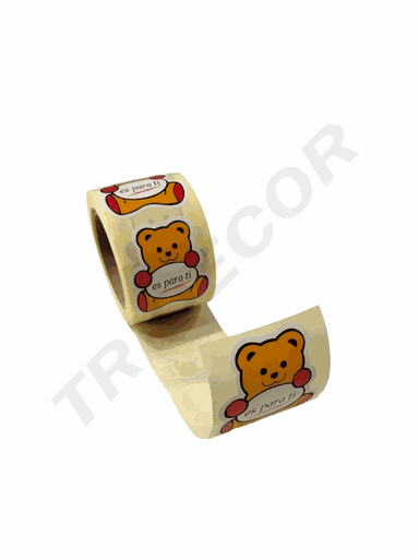 [014065] Pegatina para ti osito 500 unidades