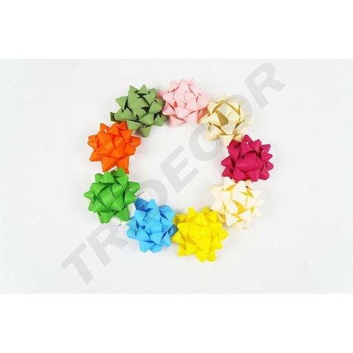 [014010] Étoiles adhésives de différentes couleurs 5X5X3cm 100 unités par boîte