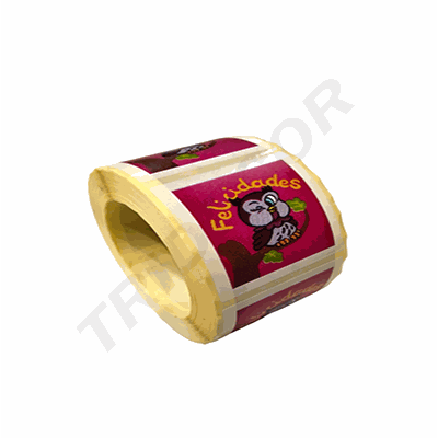 [014465] Sticker cu motiv bufniță „Felicitări”