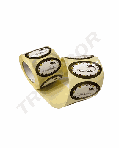 [014054] Sticker de felicitări cu motiv de păsări