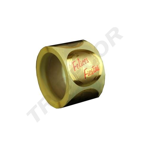 [014474] Frohe Feiertage Goldhintergrund