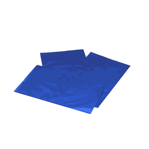 [010358] Bolsas Metalizadas Color Azul 40X25 Cm 100 Unidades