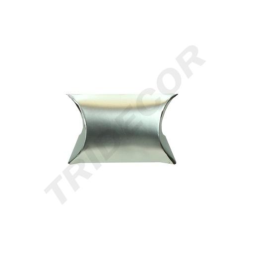 [010650] Estuche Plata de Cartón para Regalo 50undes 6X5+2.5cm 50undes