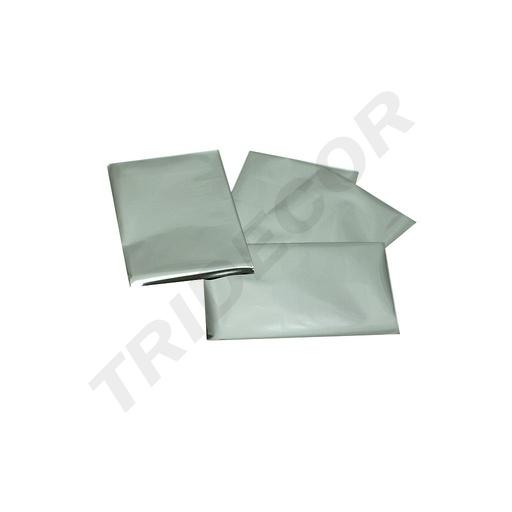 [010705] Bolsas Metalizadas Plata 15X10 Cm 100 Unidades