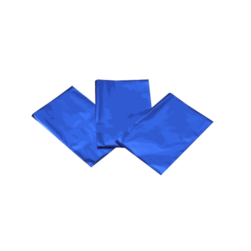 [010357] Busta metallica blu 25X15cm 100 pezzi/pacco