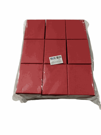 [010951] 红色天地盖盒Cajita Joyería Roja 7X9.2X3cm 18Uds/Paq 20pq/caja