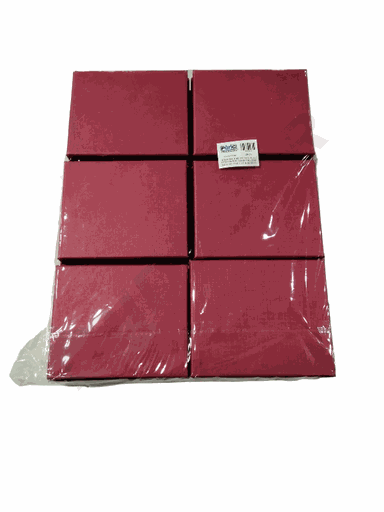 [010958] Cajita Joyería Roja 10X12X3cm 12Uds/Paq 20pq/caja