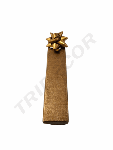 [010898] Cajita Joyería marron 4.5X22.5X3cm 12Uds/Paq