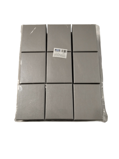 [010953] Cajita Joyería Plata 7X9.2X3cm 18Uds/Paq  20pq/caja