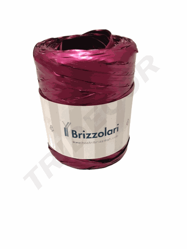 [8031653214584] Rollo Cinta Rafia Granate 5X200M Color Metalizado