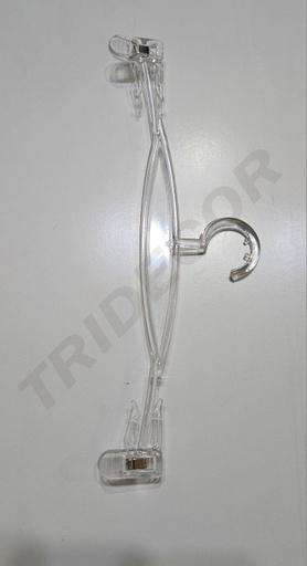 [005012] 透明带夹内衣架Percha Transparente para Ropa Interior Con Pinza (10uds/pq)