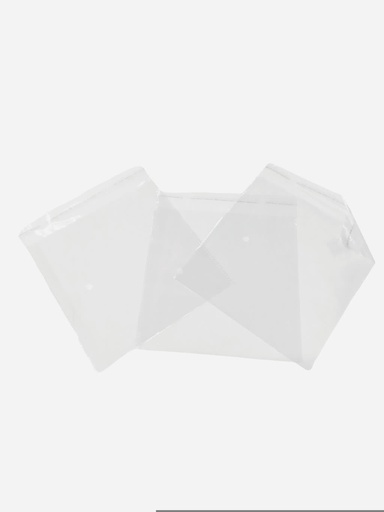 [014800] Sachet Opp transparent avec adhésif 20X20cm 100 unités/Paquet
