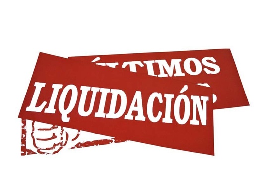 [014258] Cartel De Liquidación 100X35 cm