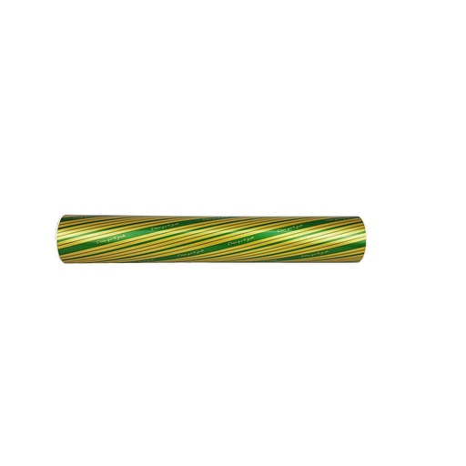 [014176] Espero que te guste papel de regalo verde y dorado 62cm