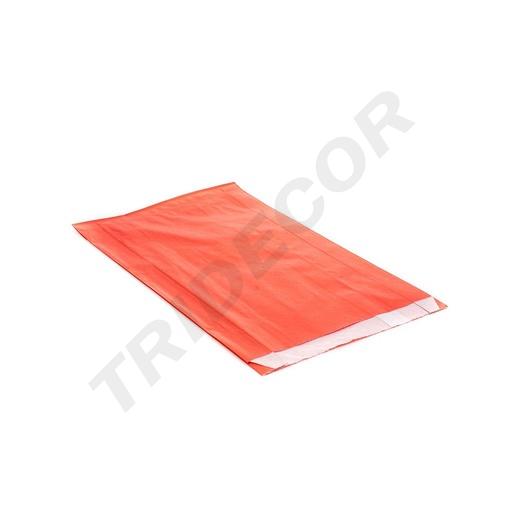 [010407] Sobre de Papel Celulosa Rojo 18+4.5X29cm 100undes