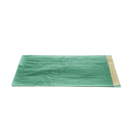 [010257] Plic din hârtie Kraft verde închis 18+7X27cm 50 de unități