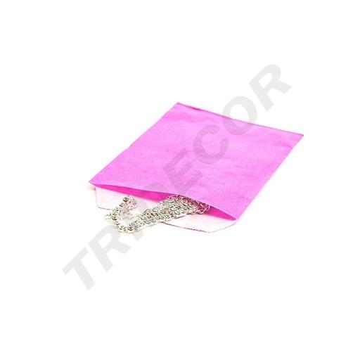 [010429] Plic din hârtie de celuloză fucsia 9X13cm 100 de unități
