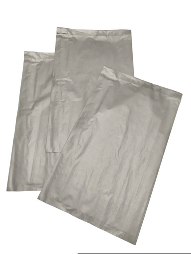 [010420] Sobres De Papel Celulosa Plata 30X50+8 Cm 50 Unidades