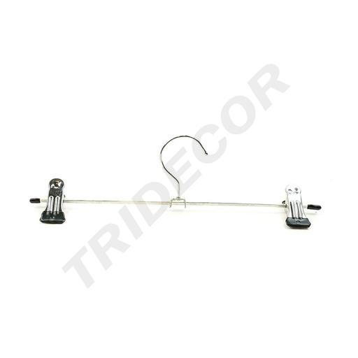 [005016] Cabides de Metal para Crianças com Clipes 10 unidades