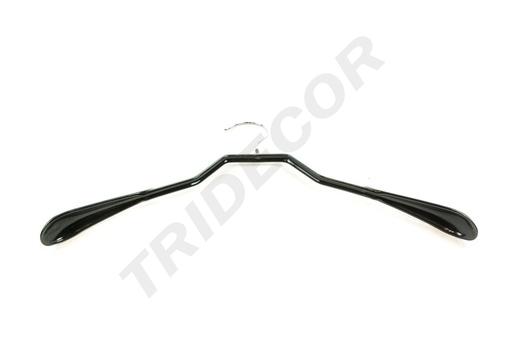 [005069NG] Grucce in legno foderate in gomma nera 42cm 5 pezzi