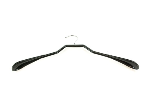 [005069NG] Perchas Revestidas en Goma Color Negro 42 cm 5 unidades