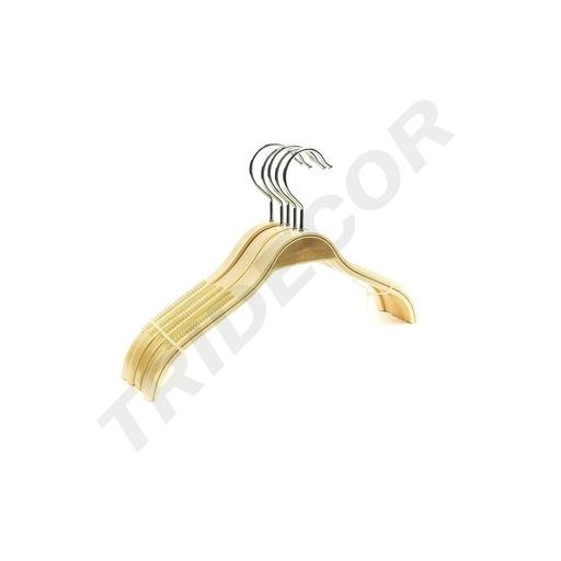 [005085] Perchas de Madera para Niños con Antideslizante 32cm 5unidades