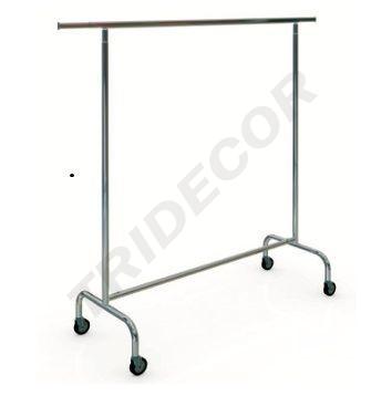 [038942] Cabide com rodas e barra extensível 160X100X57cm