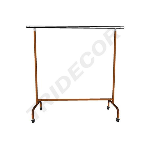 [038931] Perchero de Acero Con Brazos Extensibles Color Bronce