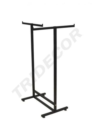 [038016] Cabide Duplo 'T' Preto Medidas (cm) 137X93X40