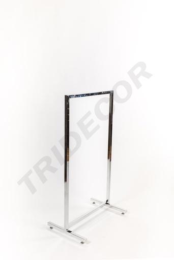 [038113] Perchero De Acero Simple 60X110X60 Cm