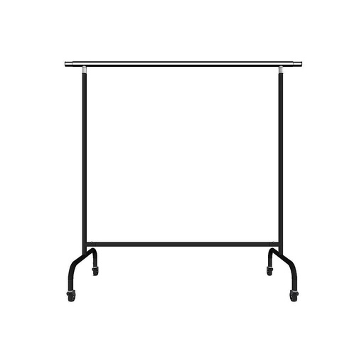 [038929] Appendiabiti in acciaio con bracci estensibili Nero 160X150X58cm