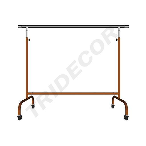 [038910] Adjustable Steel Coat Rack with Extendable Arms, Bronze Color, 150X130X56cm