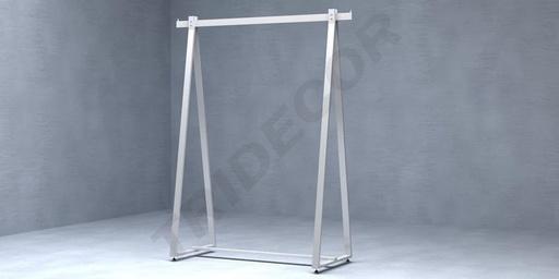 [038304] Perchero De Forma Triangular Color Blanco 150X120X48 Cm