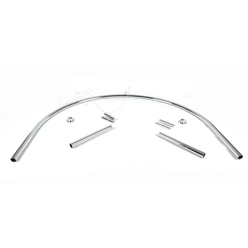 [006113] 电镀圆管半圆试衣架 ST800 Probador medio redondo Metalica 101X107cm 25mm