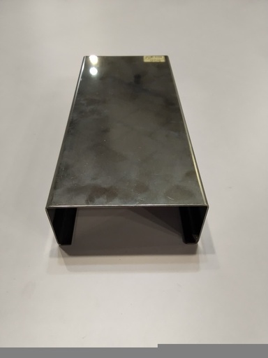 [007150] 双面不锈钢亮光镜面包登架内弯Expositor de Acero Inox de BRILLO 28X12X5CM
