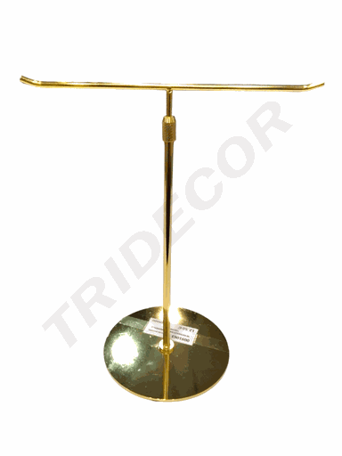 [0091063] Expositor Dourado de Dupla Simetria 36 64cm (Altura) x30cm (Largura) x18cm (Base)