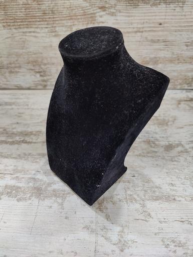 [009705] 小号黑色天鹅绒项链展示 Expositor Collar Pequeño Terciopelo Negro
