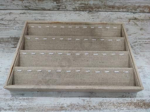 [009244] Bandeja de Jóias Bege 50 unidades/caixa