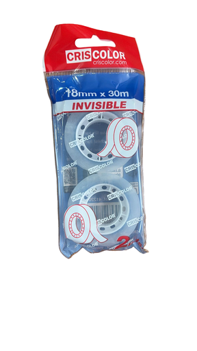[8435621412208] Celofan Criscolor Adhesive 18mm x30M 2Uds/Pq