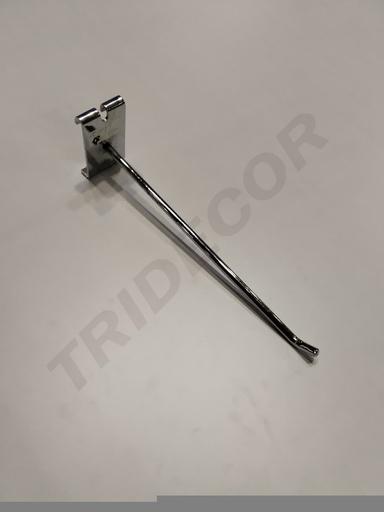 [001149] 加粗电镀网钩Gancho de Cromo para Malla, 100 unidades/caja, longitud de 30cm, alambre de 8mm 100/caja