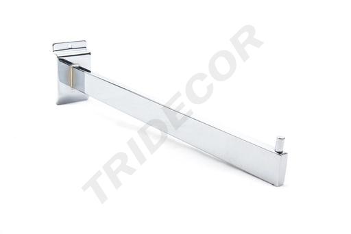 [002376] Rechteckiger Aufhänger mit 1 Nagel für Lamellenpaneel, 40 cm