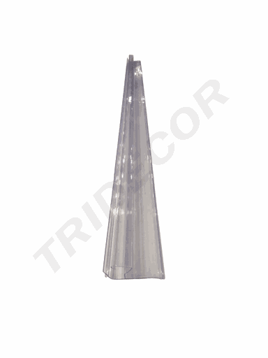 [013001] 90cm 木板透明价格条 Portaprecio Transparente para Tablamadera