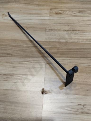 [001016-MG2] 灰色铁片网钩 40cm 6mm gancho gris para malla 100/caja